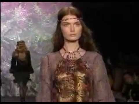 Anna Sui Fall Winter 2008 Full Show part 1