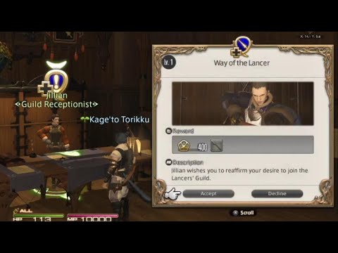 Final Fantasy 14 – Job Quest – Way of the Lancer - Lv.1