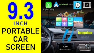 9.3'' Portable Car Screen 4K Dashcam by Imagebon  🌟  UNBOXING REVIEW