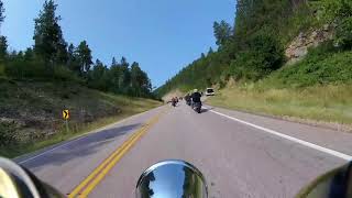 #1 Riding Sturgis 2017 Blackhills ride ,Deadwood,Mount Rushmore,Crazy Horse