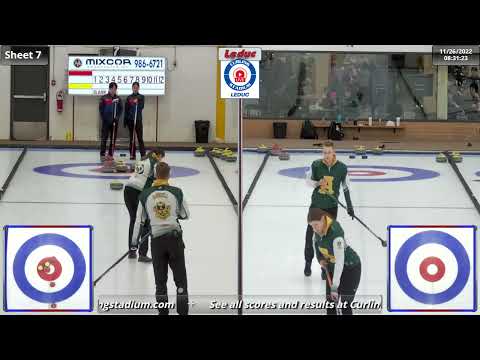 Kim/Jeong vs. Wiens/Nowell - Draw 6 - Curling Stadium Alberta Curling Series Doubles