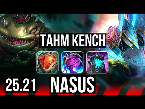 TAHM KENCH vs NASUS (TOP) | 4/2/13 | EUW Master | 25.21