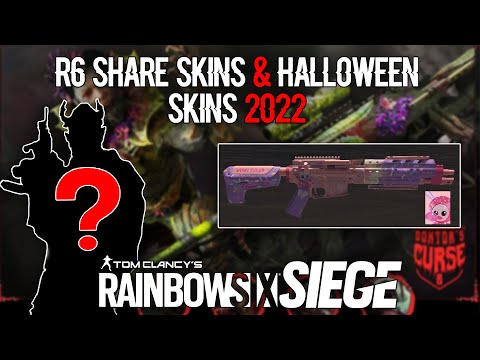 Y7S3  FIRST LOOK AT R6 SHARE Weapon Skins - Pro Teams - NEW HALLOWEEN SKINS 2022 - Rainbow 6 Siege