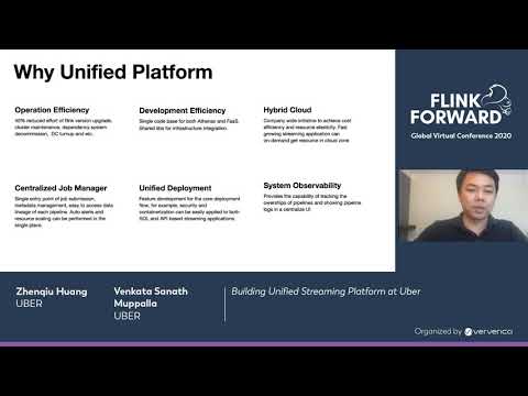 Building Unified Streaming Platform at Uber