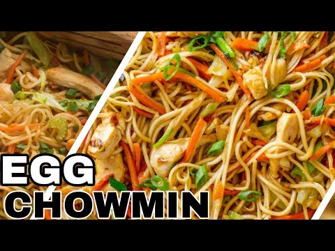 How to make Egg chowmein Street Food Style | Egg chowmein recipe | 2021