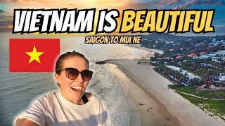 Vietnam Is BEAUTIFUL 🇻🇳 - HO CHI MINH To MUI NE By Bus