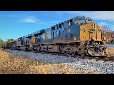 Chasing CSX Rock Train B442 on the Portsmouth Sub