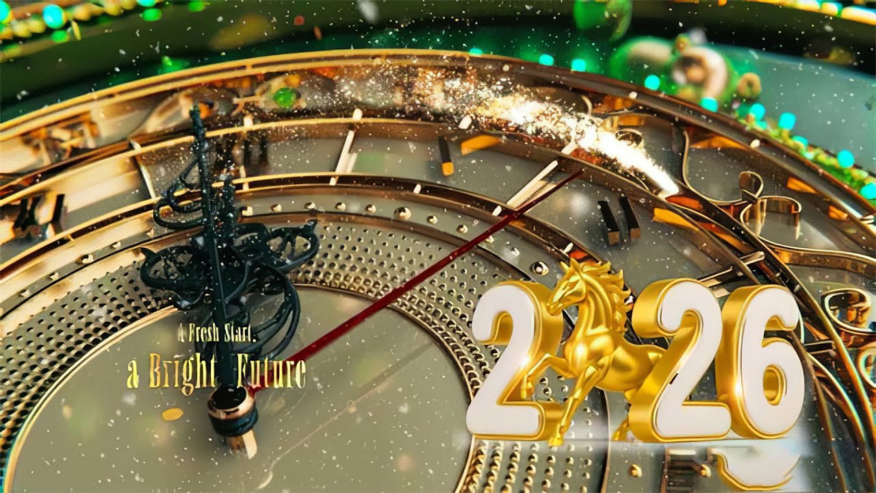 New Year Countdown 2026 – After Effects Template | Countdown Timer Intro