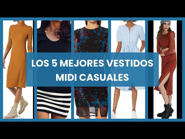 Vídeo relacionado con SPRINGFIELD Vestido Midi BÁSICO con Detalle DE Encaje