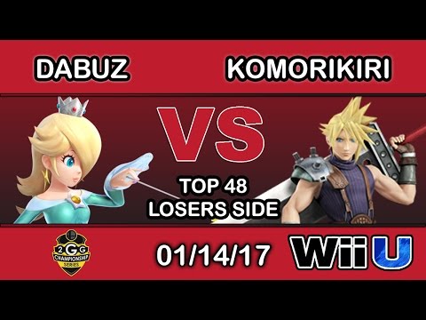 2GGC: Genesis Saga - RNG | Dabuz (Rosalina) Vs. 2GG | Komorikiri (Cloud) Top 48 Losers - Smash Wii U