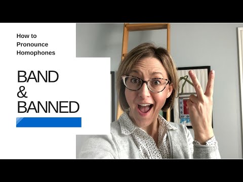 Learn How to Pronounce BAND & BANNED - American English Homophone Pronunciation Lesson