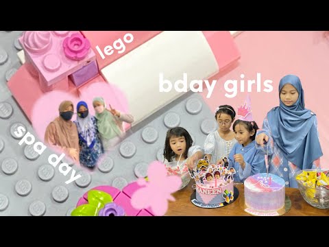 vlog | spa with ibu and umi, bday girls 🤍🧖🏻‍♀️🌸💗🦋✨