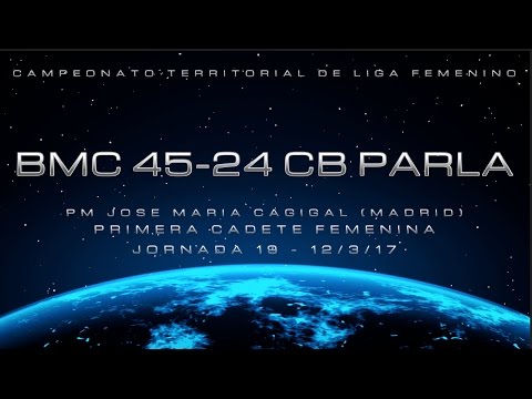 Jornada 19  - 1CF BMC 45-24  CB PARLA (12/3/17)