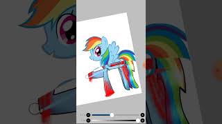 rainbow dash going crazy😨😨😨😨😨😭😭😭 #mylittlepony #mlp