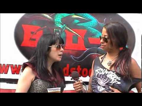 Emily Ovenden (Pythia) interview @Bloodstock 2012 with Sophie.K (TotalRock)