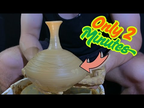 Throwing a Round Bellied Vase with Flared Top