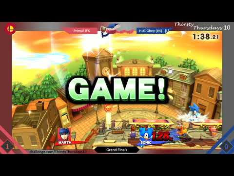 Primal JFK (Marth, Yoshi) vs HLG Ghey (Sonic) - GF