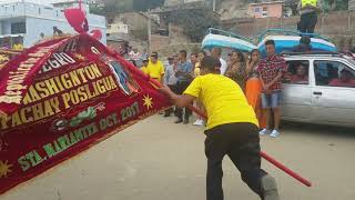 Baile de banderas San Mateo