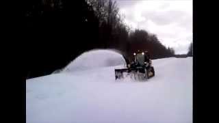 preview picture of video 'Шнекороторный снегометатель JCB & JCB POWERBOOM 260T'
