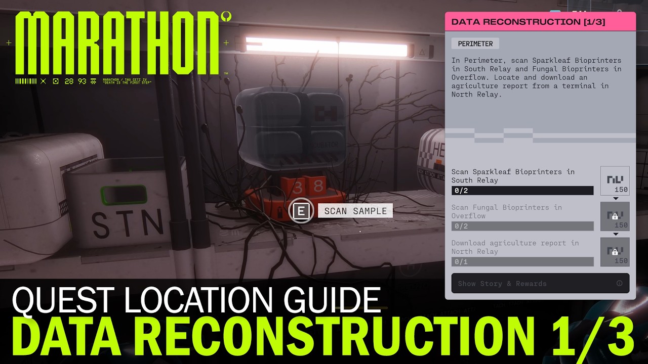 Marathon - Data Reconstruction 1/3 - Quest Location Guide