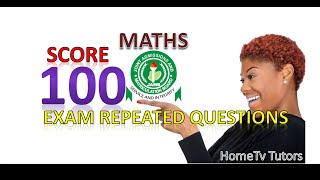JAMB MATH Questions and Answers FULL EXPLANATIONS 