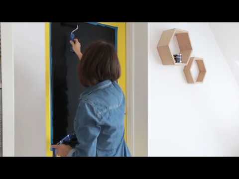 Jak pomalować drzwi farbą tablicową - Dulux Tablicowa