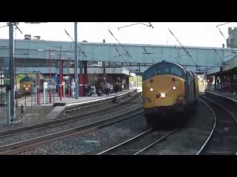 DRS 37604 and 37409 at Lancaster,  Sat.15th August 2015