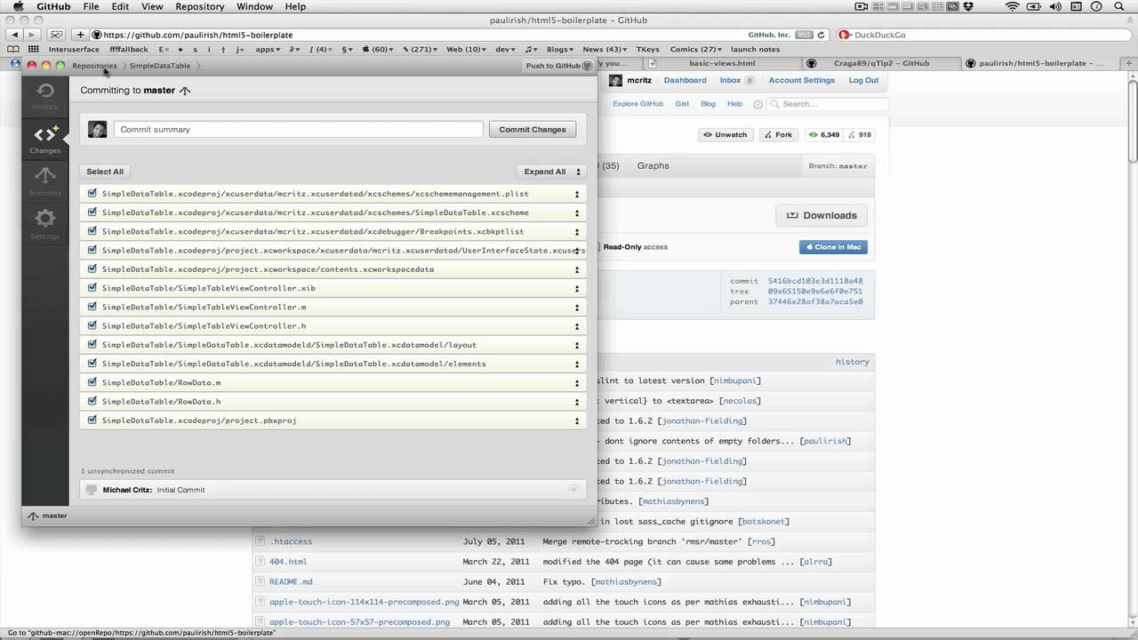github for Mac: UI Spinner changes axis on view change