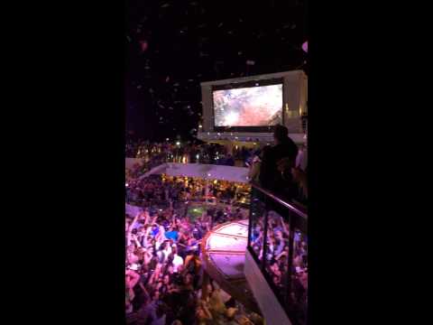 Carnival Liberty New Years countdown 2014,