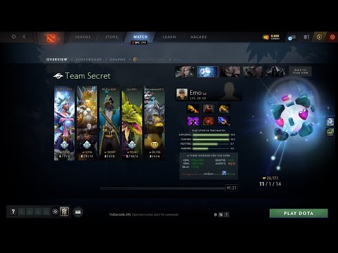 dota2core Emo IO - Secret vs IG- Singapore Major