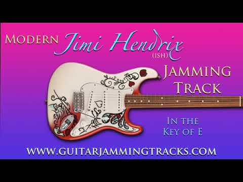 Jimi Hendrix Jamming track in E (Modern take on Jimi's style) You will love it.