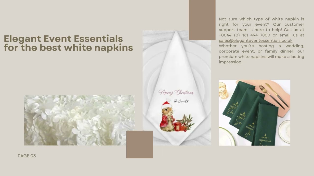 Elegant Event Essentials