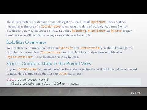Effective Communication Between SwiftUI Views Using Coordinators
