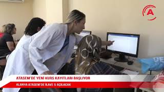 ATASEM’DE YENİ KURS KAYITLARI BAŞLIYOR
