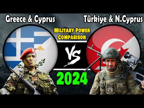Greece & Cyprus vs Türkiye & Northern Cyprus Military Power Comparison 2024 #militarypower