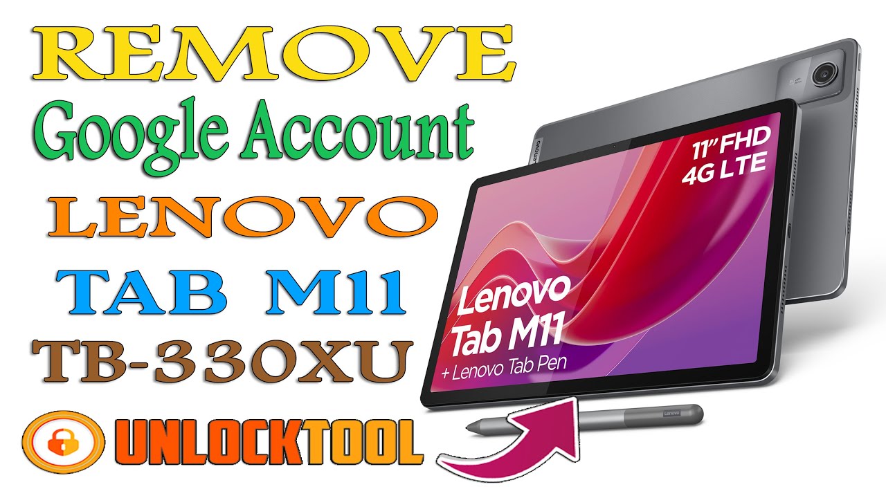Lenovo Tab M11 FRP Remove By Unlocktool | TB-330XU frp unlocktool |Erase FRP One Click By Unlocktool