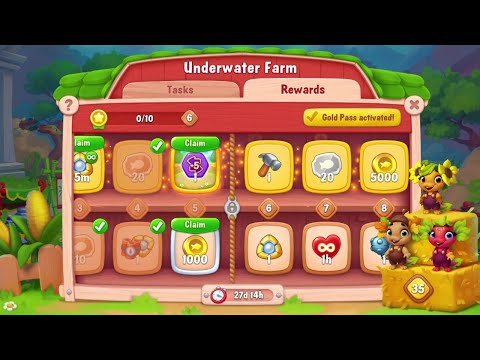 @Fishdom Win Strikes Level 8178 - 8179. Underwater Farm Level 5 Unlocked.