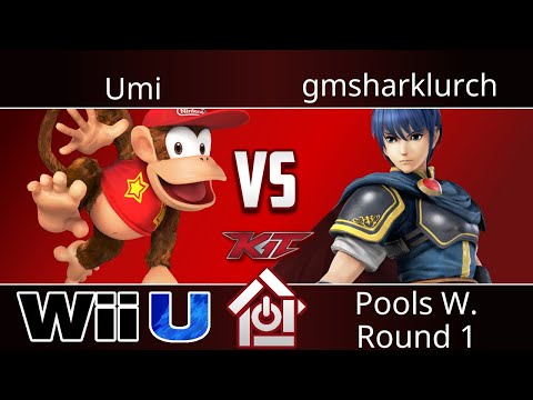 KiT 2018 - Umi (Diddy) vs gmsharklurch (Marth) - Smash 4 Pools W. Round 1