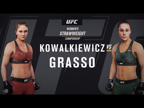UFC 3 Gameplay Karolina Kowalkiewicz vs Alexa Grasso