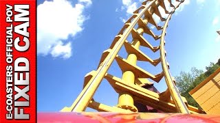 preview picture of video 'Cobra Walibi Belgium - Roller Coaster POV On Ride Boomerang Vekoma (Theme Park Belgium)'