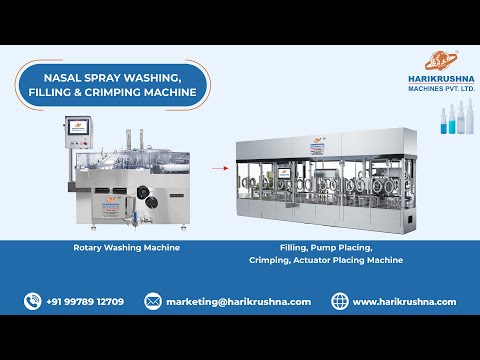 Complete Nasal Spray Packaging Line Manufacturer and Exporter
