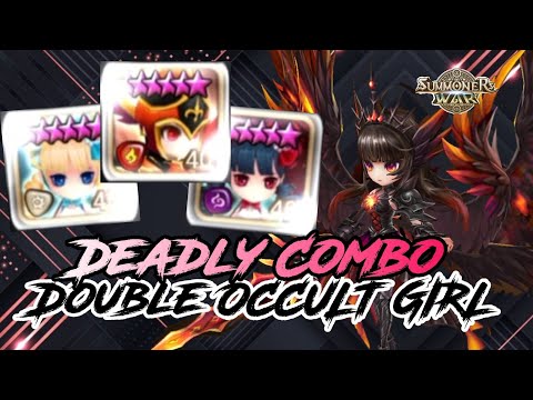 DOUBLE OCCULT GIRL COMBO WITH VANESSA IN RTA [Summoners War : Sky Arena]