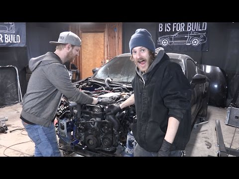 2JZ BRZ Pt 3 - Engine Mounted & Almost Started!