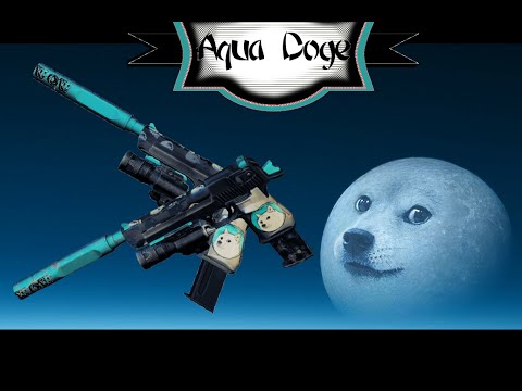 Aqua Doge skin for Payday 2