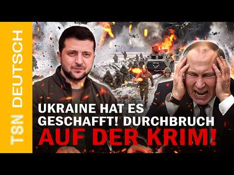 SCHAU, WAS DIE UKRAINE AUF DER KRIM GETAN HAT! UNGLAUBLICHE OPERATION — RUSSEN FLIEHEN IN PANIK!