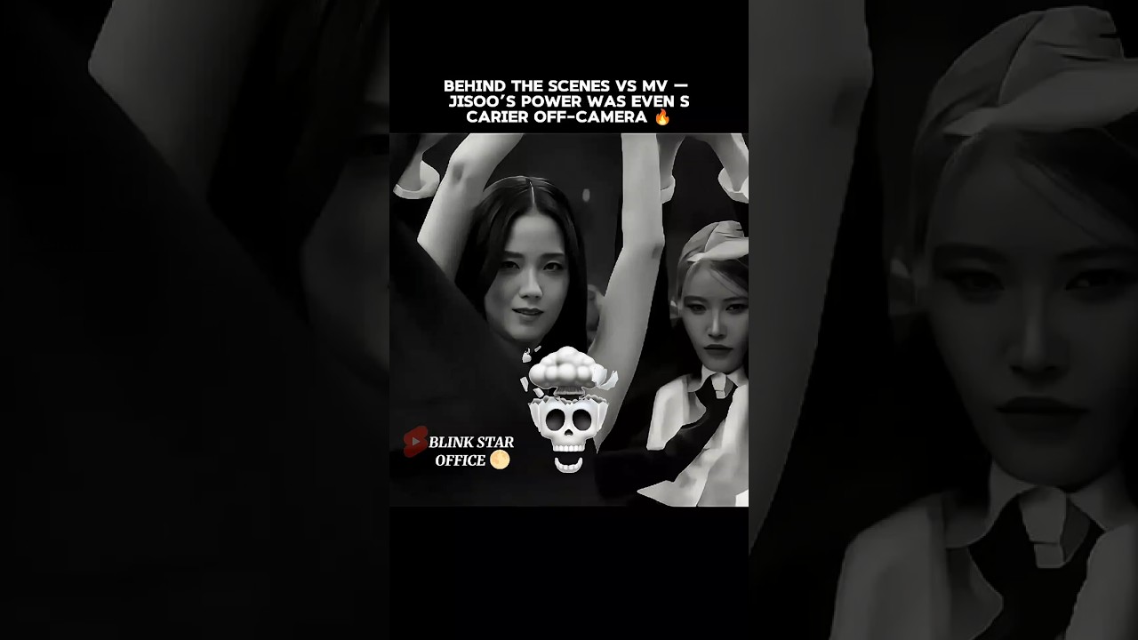 Behind the Scenes vs MV — JISOO’s Power Was Even Scarier Off-Camera #지수 #blackpink