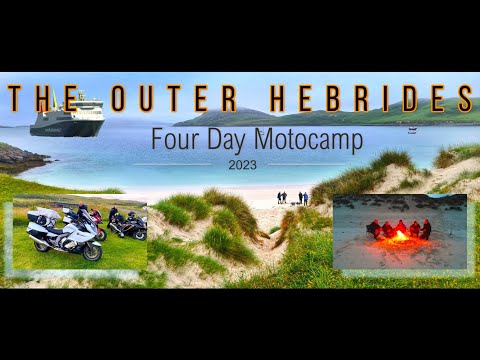 Scotland - Outer Hebrides - Motorcycle Touring -  Hebridean Way - Luskentyre - Golden Rd - Motocamp