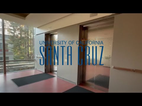 Interesting Unknown Roped Hydraulic Elevators @ Engineering 2 bldg-UCSC in Santa Cruz, CA.