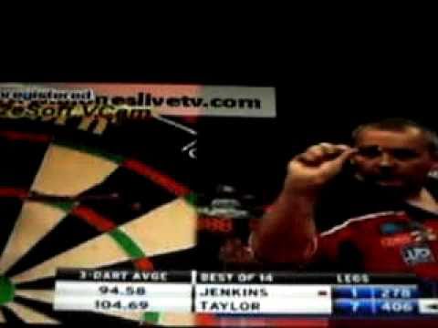 Phil Taylor Terry Jenkins Premier League Darts 2011 Week 10