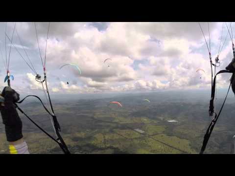 Full on racing on with the leading gaggle